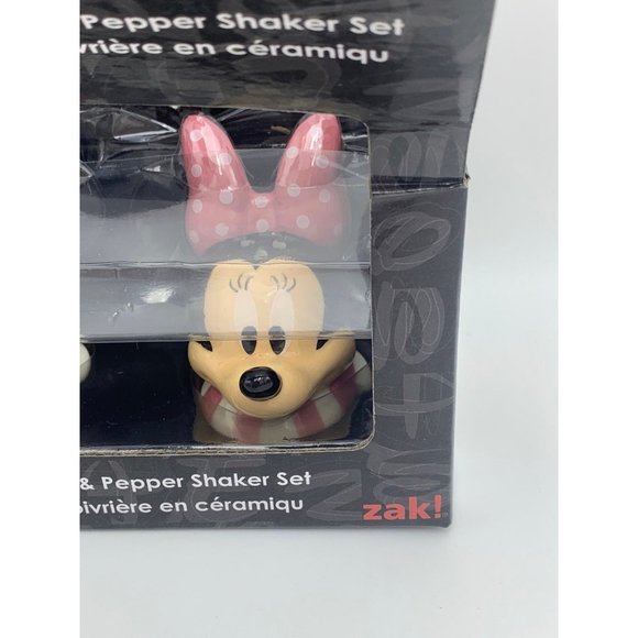 Disney Mickey and Minnie Mouse Ceramic Salt & Pepper Shakers - Picture 3 of 7